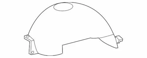 Protector de guardabarros para Ford Lincoln Navigator/Expedition 2007-2014 (N/P 7L1Z-16103-A)