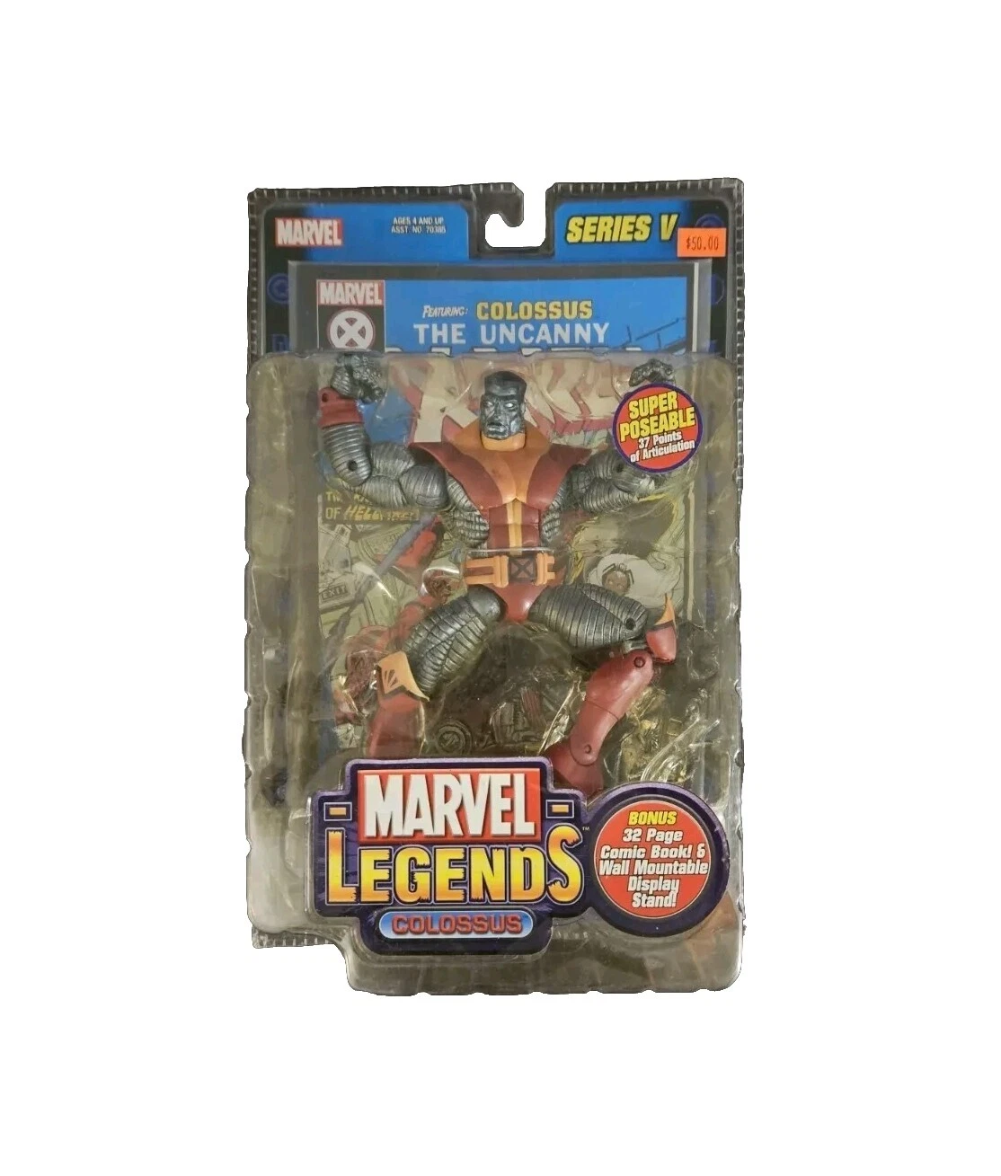Figuras de acción ToyBiz Colossus y accesorios