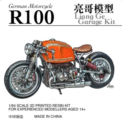 Liang Ge Garage Kit 1/64 German Motorcycle R100