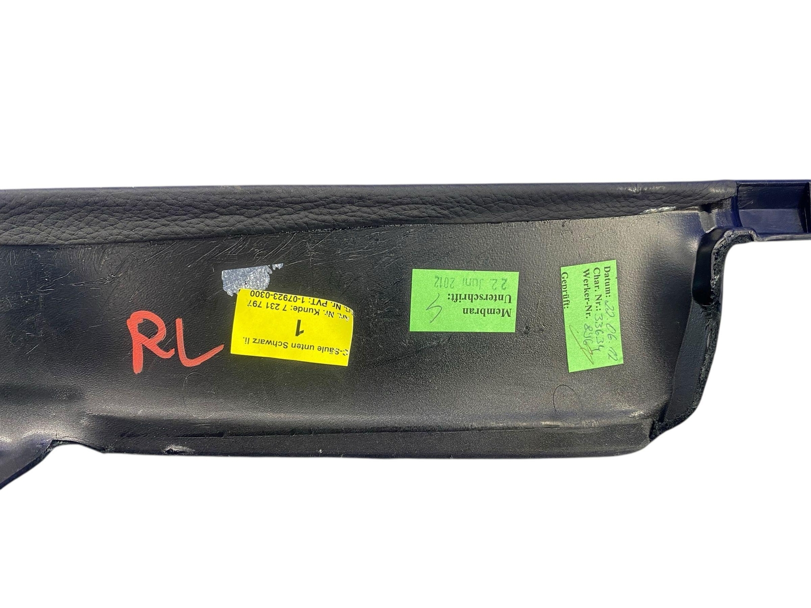 2009-2014 ROLLS ROYCE GHOST REAR LEFT TRIM COVER PANEL LEATHER 7231797 *SCUFFS*