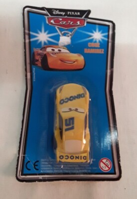 Disney Pixar Carsten Cruz Ramirez Dinoco 51 Modellauto Spielzeug OVP Vintage 