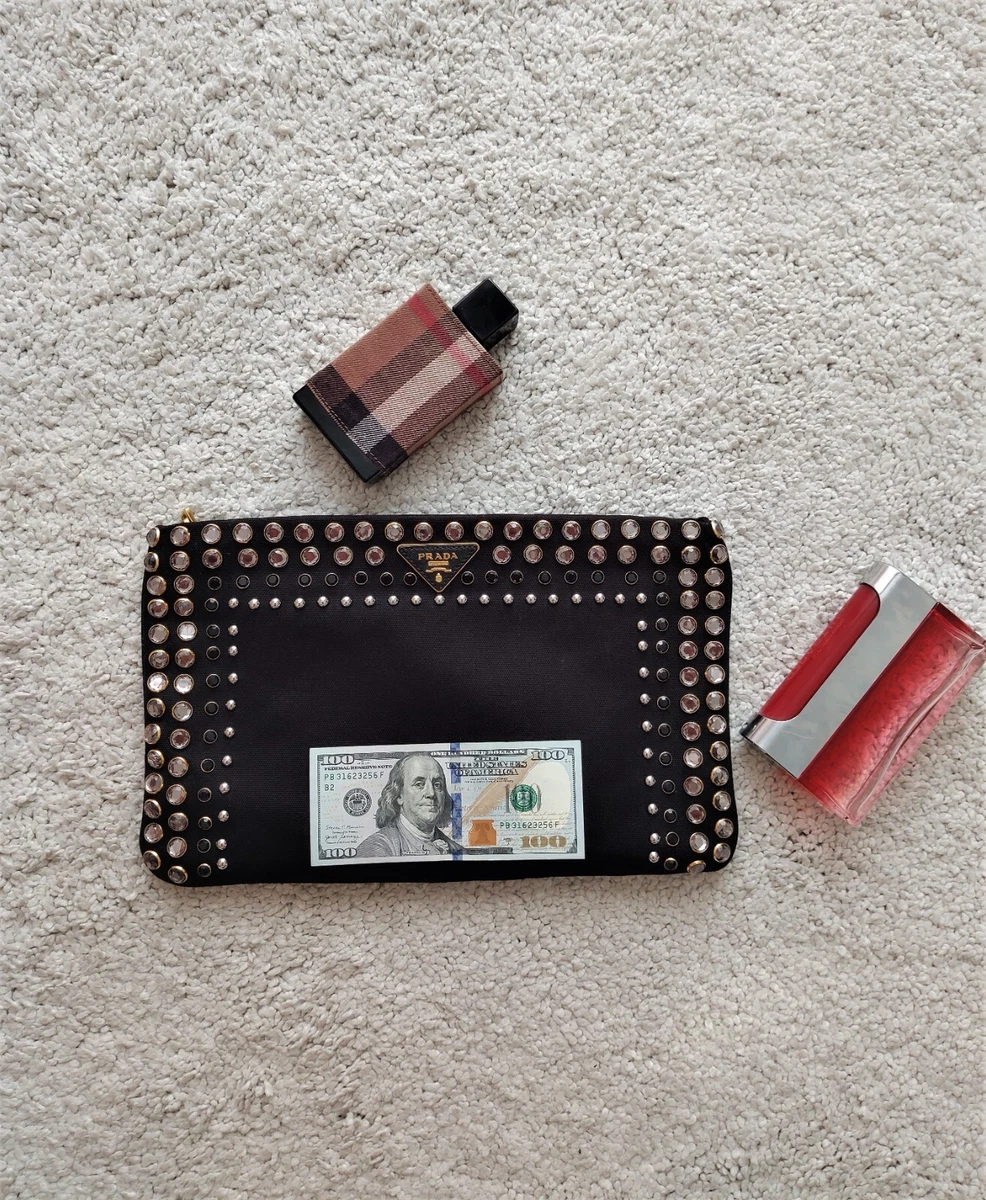 Prada studded best sale purse