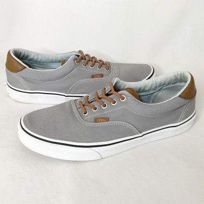 low top vans grey