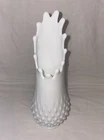 Vintage Fenton Milk Glass Finger Vase Hobnail