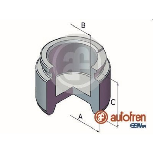 Autofren Kolben Bremssattel 60Mm Vorne Passend FüR Mercedes /8 123 S-KLAS-image