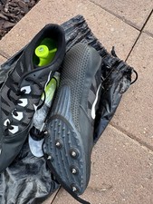Nike Track Running Spikes 616313-001 Black 43/12.5 with Spike Wrench