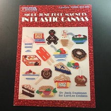 More Junk Food Magnets Plastic Canvas Jack Peatman 1992 Leisure Arts Leaflet
