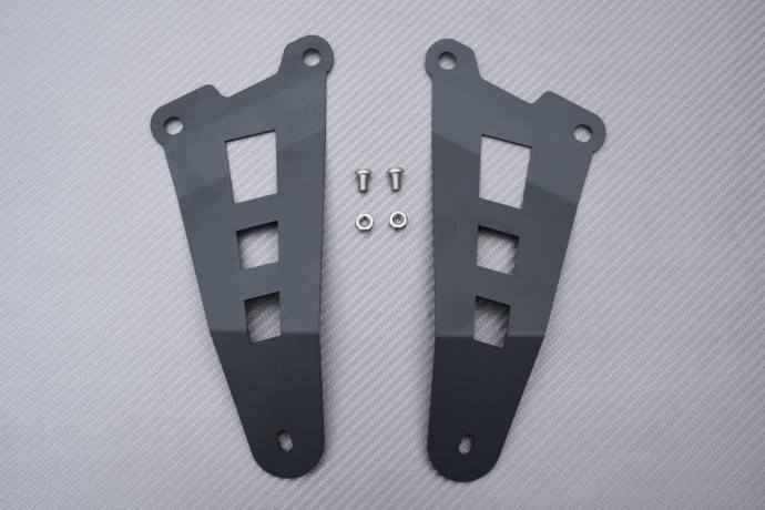 Support de pot d'échappement Yamaha XSR 125 fixation rigide en aluminium découpé CNC