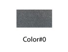 Black carpet dash mat cover with visible seams, labeled “Color#0” in white text at bottom.