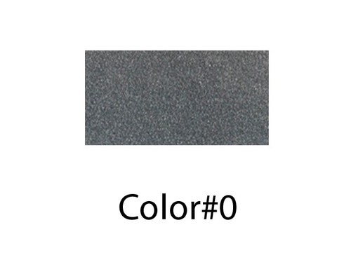 Black carpet dash mat cover with visible seams, labeled “Color#0” in white text at bottom.