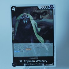 One Piece TCG St. Topman Warcury OP13-089 Rare Foil Near Mint English