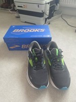 Brooks Adrenaline GTS 23 WIDE FIT Mens Running Shoes Black Support Run Trainers