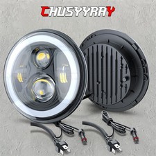 For Nissan Patrol Y60y61 H6024 Pair 7 Inch Rgb Headlights Halo Angel Eyes For Nissan Patrol Y60y61 H6024 Pair 7 Inch Rgb Headlights Halo Angel Eyes