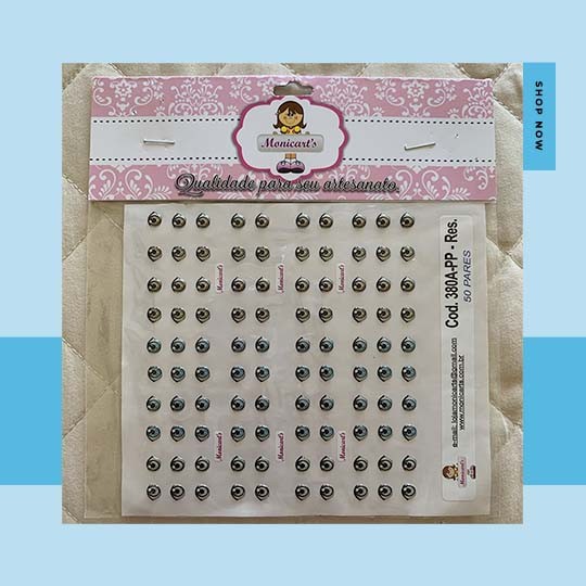 . Eyes Stickers 50 Colored Pairs