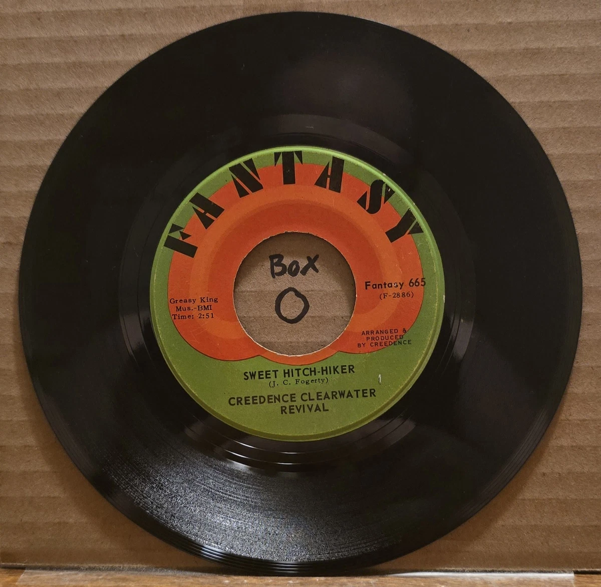 Creedence Clearwater Revival Rock 45 RPM Speed Vinyl Records