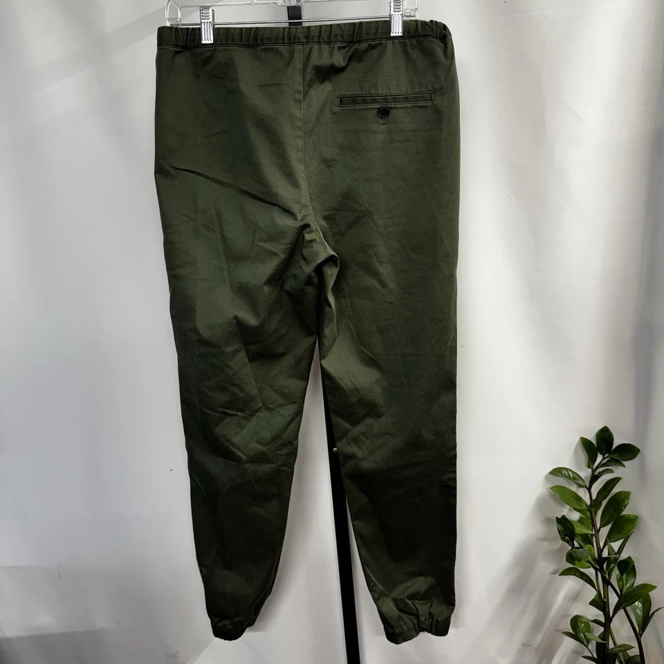3.1 Phillip Lim Men’s 30 30x29 Green Slim Jogger Drawstring Pants Stretch Cotton - Image 2 of 4