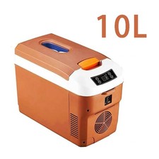 10L Mini Car Fridge Home Refrigerator DC12/DC24V LED Temperature Display Outdoor