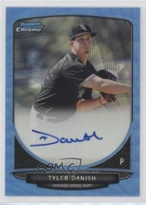 Tyler Danish Bowman 2013 Blue Wave Refractor /50 Auto