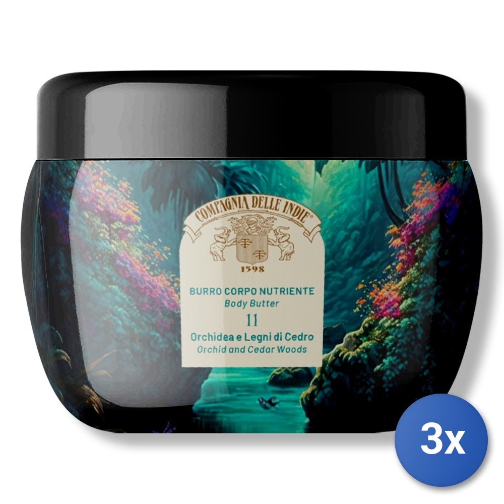 3X Company Of The Indies Body Butter 250 Ml. 11 Orchid/Cedar