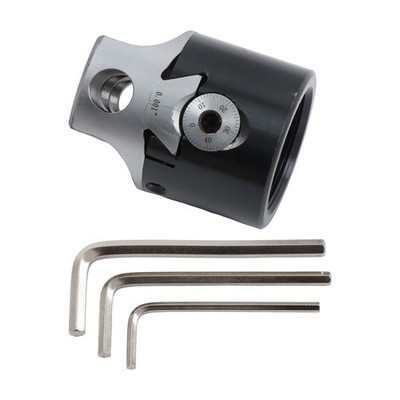 Precision 2'' Boring Head 0.001 Radius 1-1/2''-18 Thread W/Certificate