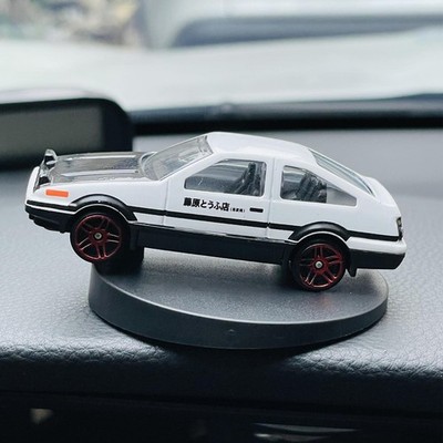 2,95'' Initial D Series AE86 Racing Drift Car Modell Fujiwara bis Raf Shop Car F