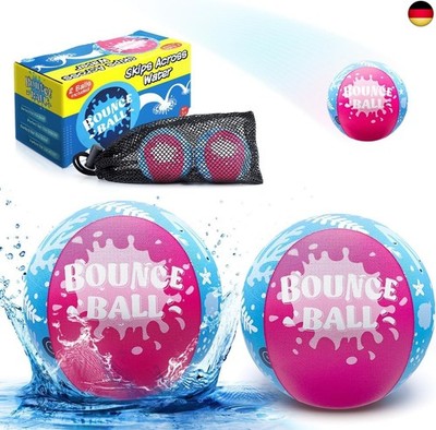 Wasser Sprungball, 2er-Pack Bounce Balls als Outdoor Games am Strand, See and