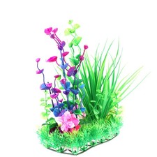 Aquarium Plants Grass Artificial Landscapes Aquatic Fake Ornament Decor