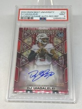 2024 BEST UNIVERSITY ELEMENT  GAME AUTO RED RC DJ UIAGALELEI /10 PSA 9 MT POP 1