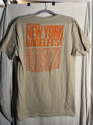 Men s New York Bagel Fest T-Shirt Size L