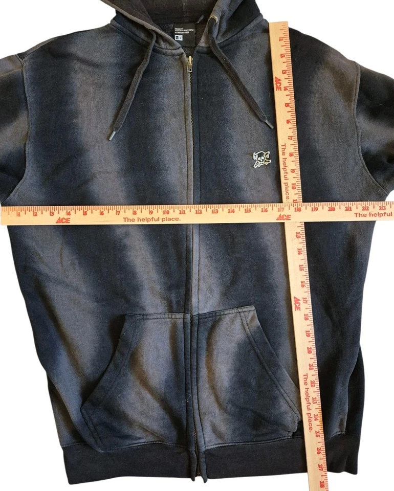 Sudadera con Capucha Fourstar X Girl Skateboards De Colección Talla Mediana Cremallera Completa Degradada Foto 4 de 4