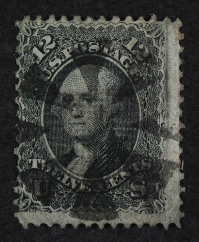 CKStamps: US Stamps Collection Scott#97 12c Washington Used Lightly Crease