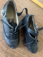 Fays Ultra Flexi with Black Suede Sole Irish Hard Jig Shoes Size 3 Wide