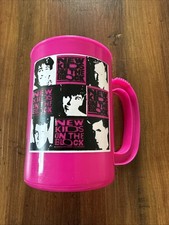 Vintage 1989 NKOTB New Kids On The Block Pink Cup Mug