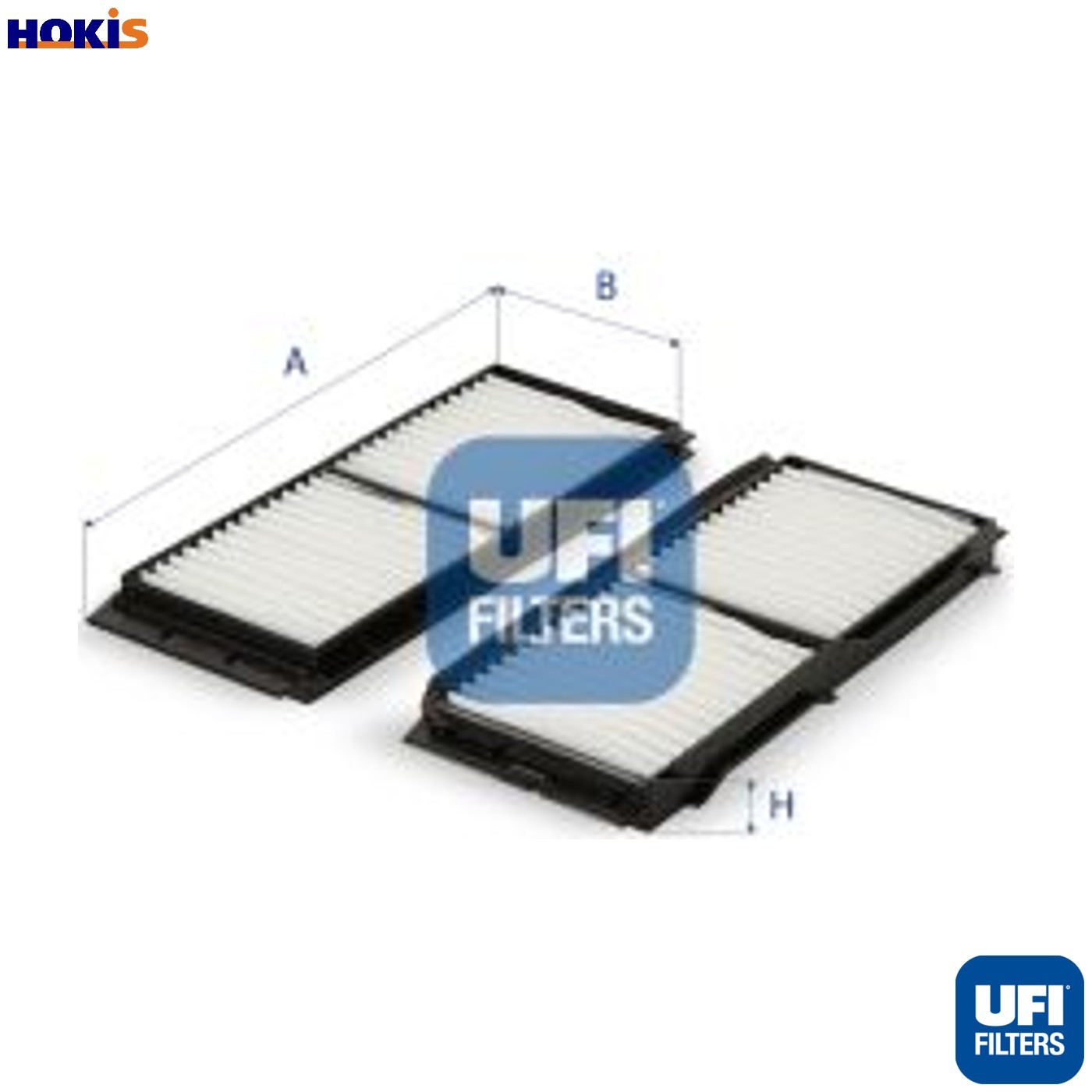 Cabin filter Filter Insert 53.397.00 UFI for MAZDA 3 Saloon 3 - Image 3