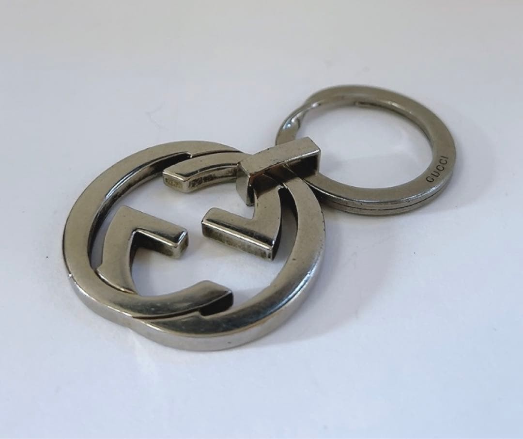 Authentic GUCCI Double G Interlocking G Keychain … - image 15