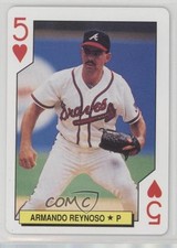 1992 US Playing Card Atlanta Braves Box Set Armando Reynoso #5H Rookie RC 0wm7. rookie card picture