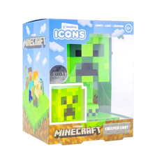 Paladone Minecraft Creeper Light w Sound LED Night Light 4  Icons 003