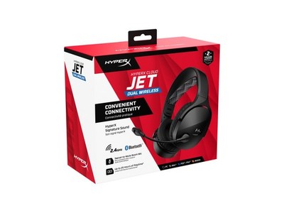 HyperX Cloud Jet   Dual Wireless Gaming Headset, schwarz