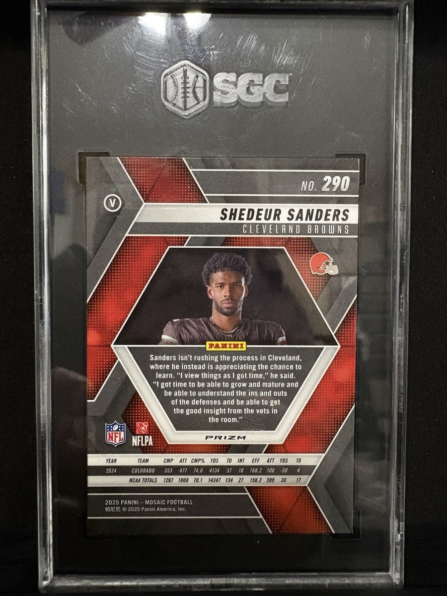 2025 Panini Mosaic - Rookie Variations Shedeur Sanders #290 Mosaic