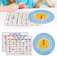 CVC Word GSPe Word List English Learning Montessori FJQily Teaching Spelling Gam