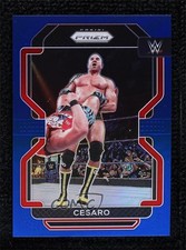 2022 Panini Prizm WWE Blue Prizm 27/199 Cesaro #171 0c3