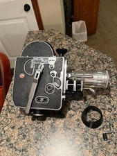 Paillard Bolex Movie Camera H-8 with Lenses Accessories