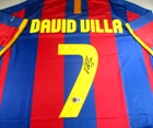 David Villa / Autographed F.C. Barcelona Nike Dri-Fit Soccer Jersey / Beckett