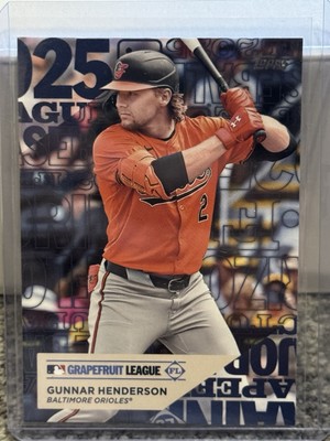 2025 Topps Series 1 - Training Grounds Gunnar Henderson #TG-12