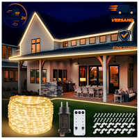 Lichterkette 10M 400 LED Warmweiß AußEn AnschließBar Mit Fernbedienung 8 Modi