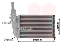 MotorküHler WasserküHler VAN Wezel 17002138 FüR Fiat Punto M22X1,5Mm 176AP 176AR