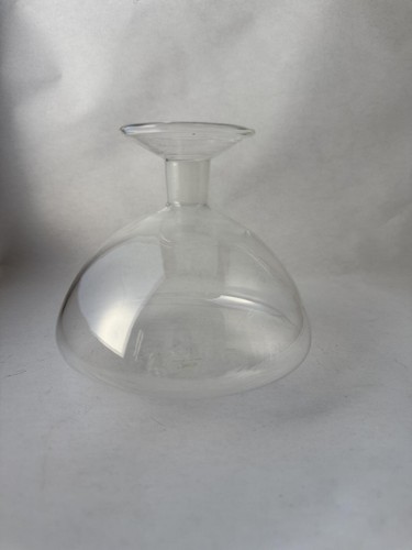 Crate and Barrel Paola Navone Mallorca Collection Glass Decanter /Oil Bottle