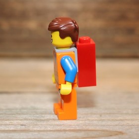 LEGO Orange Emmet Brickowski Minifigure Figure Movie Set 70801 70802 Part tlm018