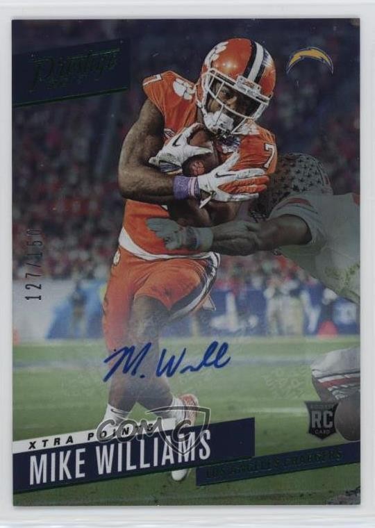 2017 Prestige Xtra Points Green Signatures /150 Mike Williams Rookie Auto RC w5b