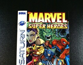 Marvel Super  Heroes Sega Saturn CIB Great Condition!